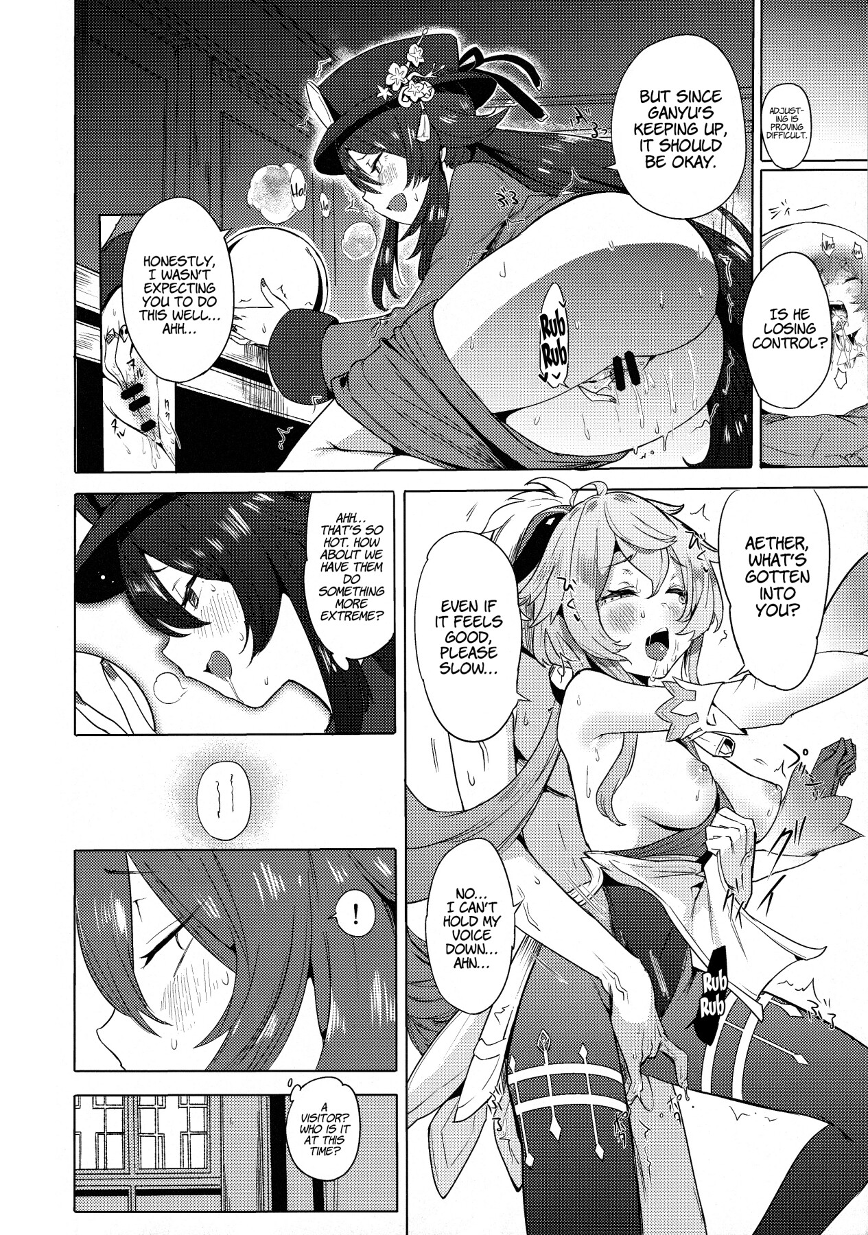 Hentai Manga Comic-Ganyu Working Overtime-Read-11